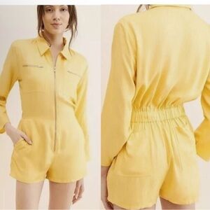 Jen's Pirate Booty Yellow Romper size Large